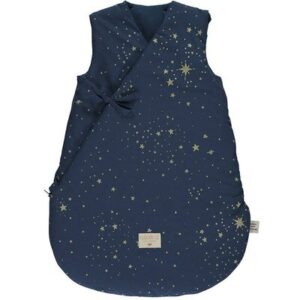 Gigoteuse turbulette Cloud étoiles stella bleu nuit Bio NOBODINOZ l www.little-home.fr Chancelière bébé