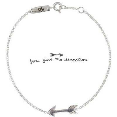 Bracelet Maman You give me direction - argent LENNEBELLE PETITES