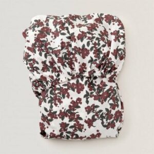 Drap housse coton bio cherrie blossom GARBO AND FRIENDS www.little-home.fr