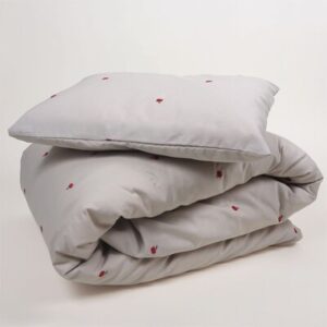 Parure de lit Pommes Rouge Junior GARBO AND FRIENDS www.little-home.fr BIO