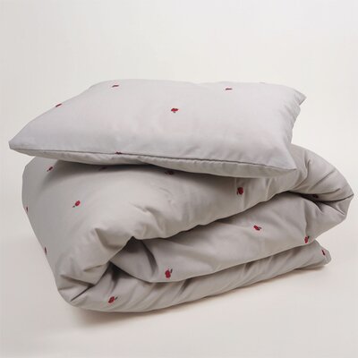 Parure de lit Pommes Rouge Junior GARBO AND FRIENDS www.little-home.fr BIO