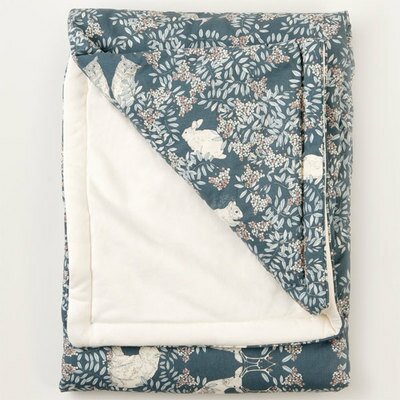 Couverture plaid Naissance Fauna GARBO AND FRIENDS
