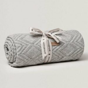 Couverture tricot Ollie gray gris GARBO AND FRIENDS