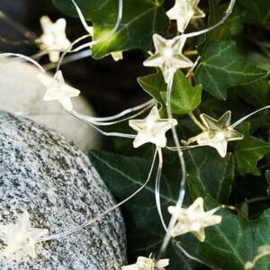 Guirlande lumineuse LED fleurs fil argent SIRIUS l www.little-home.fr Déco Guirlande noël chambre enfant