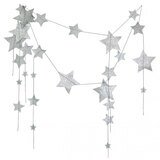 Grande guirlande étoiles - argent NUMERO 74