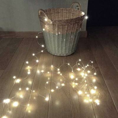 Guirlande lumineuse LED Knirke fil argent SIRIUS l www.little-home.fr Déco Guirlande noël chambre enfant
