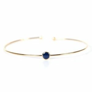 Bracelet Jonc femme barlow bleu nuit TITLEE l www.little-home.fr Bijoux
