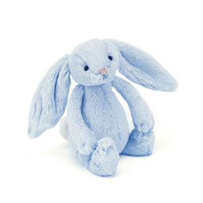 Hochet lapin bashful étoiles bleu ciel JELLYCAT l www.little-home.fr Hochet Naissance Peluche Eveil Bébé