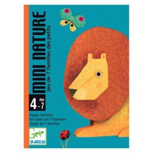 Jeu de cartes Mini Nature DJECO Jeu de société pour enfant à partir de 4 ans