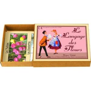 Langage des fleurs MARC VIDAL www.little-home.fr Jeu enfant rétro Vintage