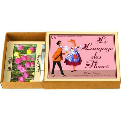 Langage des fleurs MARC VIDAL www.little-home.fr Jeu enfant rétro Vintage