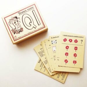 Testez votre QI MARC VIDAL l www.little-home.fr Jeu enfant rétro Vintage