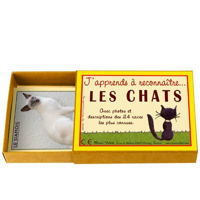 Reconnaître les chats MARC VIDAL l www.little-home.fr Jeu rétro Vintage