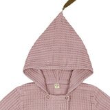 Peignoir bain Bio enfant JOY - rose fané NUMERO 74