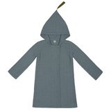 Peignoir bain Bio enfant JOY - bleu gris NUMERO 74