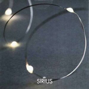 Guirlande lumineuse LED Knirke fil argent SIRIUS l www.little-home.fr Déco Guirlande noël chambre enfant