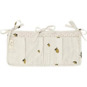 Pochette rangement lemon bio KONGES SLOJD llittle-home.fr Organisteur Design Chambre bébé Naissance