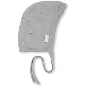 Bonnet Naissance Helmet fleur Louloudi Bio KONGES SLOJD www.little-home.fr