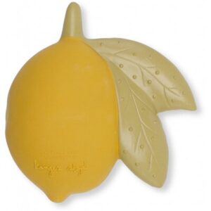Jouet Anneau dentition naturel citron KONGES SLOJD