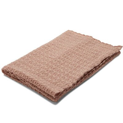 Couverture Naissance laine rose blush KONGES SLOJD
