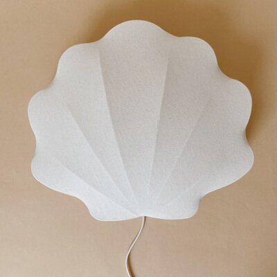 Lampe applique coquillage blanc naturel KONGES SLOJD