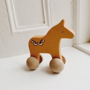 Jouet en bois roulant - Cheval KONGES SLOJD