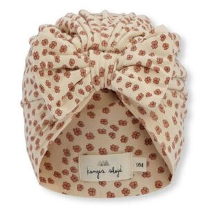 Bonnet Turban Coton Bio - Buttercup Rosa KONGES SLOJD