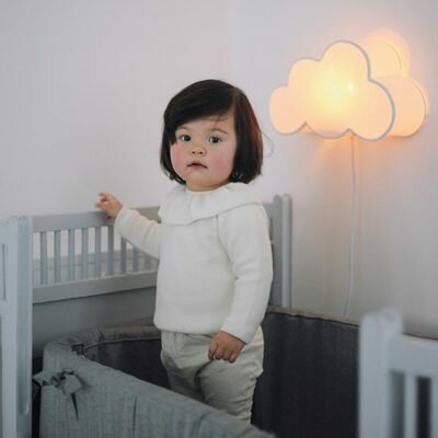Lampe Nuage Blanc Naturel KONGES SLOJD