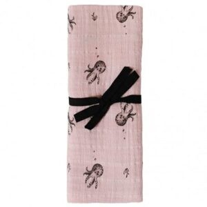 Lange imprimé Bianca - poulpe rose ROSE IN APRIL l www.little-home.fr Bain