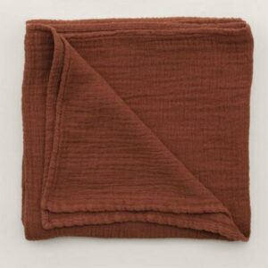 Couverture Lange cinnamon GARBO AND FRIENDS l www.little-home.fr naissance
