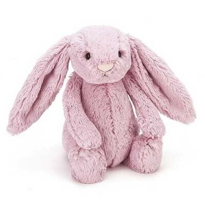 Peluche Lapin Bashful rose tulipe pink bunny JELLYCAT peluches enfants naissance