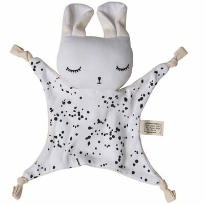 Doudou lapin Câlin Tâches Coton BIO WEE GALLERY l www.little-home.fr Peluche Doudou Cadeau de Naissanc