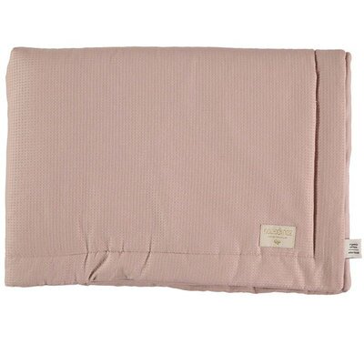 Couverture Laponia rose fané mitsy pink NOBODINOZ l www.little-home.fr Couverture Bébé Bio naissance