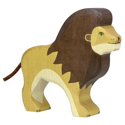 Figurine animal en bois - lion HOLZTIGER