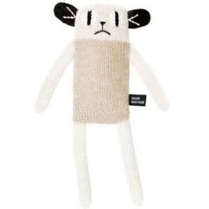 Peluche Doudou Loris beige sable MAIN SAUVAGE l www.little-home.fr Poupée Peluche tricot retro vintage