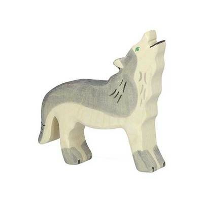 Figurine en bois, jouet en bois fait main - Loup HOLZTIGER