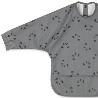 Bavoir Enfant déperlant Cape Merle Panda gris LIEWOOD