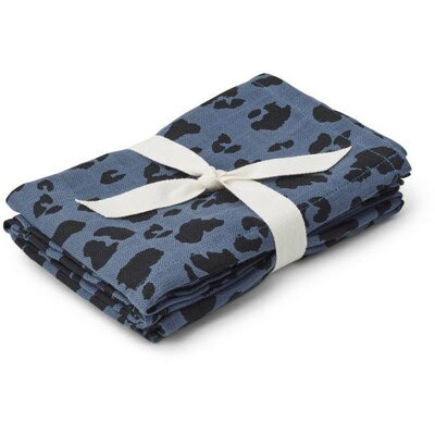 2 langes Bio leopard bleu LIEWOOD www.little-home.fr Maxi Lange Naissance