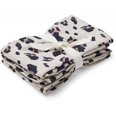 2 langes Bio leopard beige LIEWOOD www.little-home.fr Maxi Lange Naissance