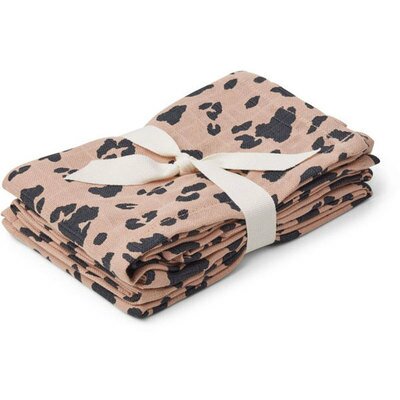 2 langes Bio leopard rose LIEWOOD www.little-home.fr Maxi Lange Naissance