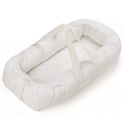 Nid d'ange petit cocoon Gro blanc pois noirs LIEWOOD