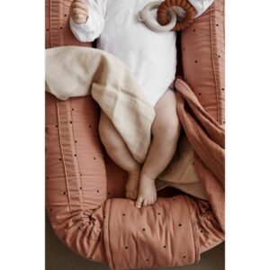 Nid d'ange petit cocoon Gro pois Tuscany rose LIEWOOD