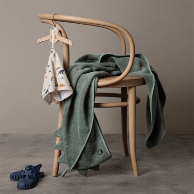 Cape de bain serviette enfant Dinosaure vert LIEWOOD