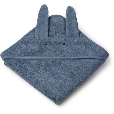 Cape bain Lapin bleu blue wave LIEWOOD l www.little-home.fr Serviette bébé