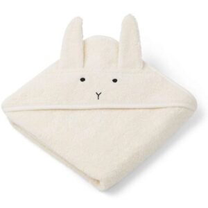 Cape de bain Lapin blanc écru bio Albert LIEWOOD l www.little-home.fr Sortie Bain Bébé Enfant Serviette
