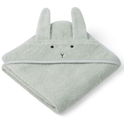 Cape de bain Lapin vert mint LIEWOOD l www.little-home.fr Sortie Bain bébé