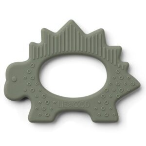 Anneau dentition silicone dinosaure vert faune LIEWOOD www.little-home.fr