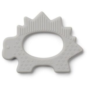 Anneau dentition silicone dinosaure gris grey LIEWOOD www.little-home.fr
