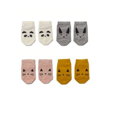 Chaussettes bébé 0-6 m Fanny Chat Lapin Panda LIEWOOD