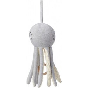 Mobile musical Angela - pieuvre octopus gris LIEWOOD